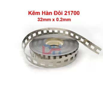Kẽm hàn cell pin / Kẽm đôi 18650 / Kẽm đôi 21700 (có mạ Niken)